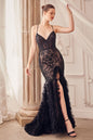 Fitted Black & Nude