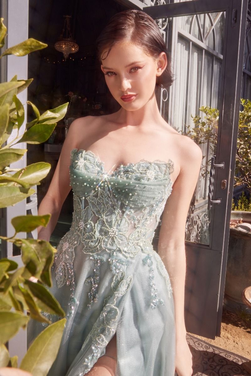 Sequin Embellished Halter Fitted Dress