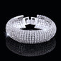 "Verona" - Crystal Bridal Bracelet - Available in Rhodium and Gold