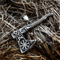Aegishjalmr Viking Tomahawk Stainless Steel Pendant