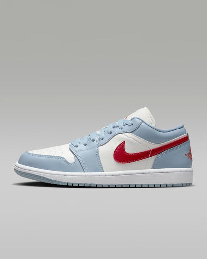 Air Jordan 1 Low 'Blue Whisper Dune Red New Size 8.5W / 7M