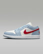 Air Jordan 1 Low 'Blue Whisper Dune Red New Size 8.5W / 7M