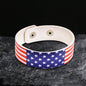 American Flag PU Leather Bracelet