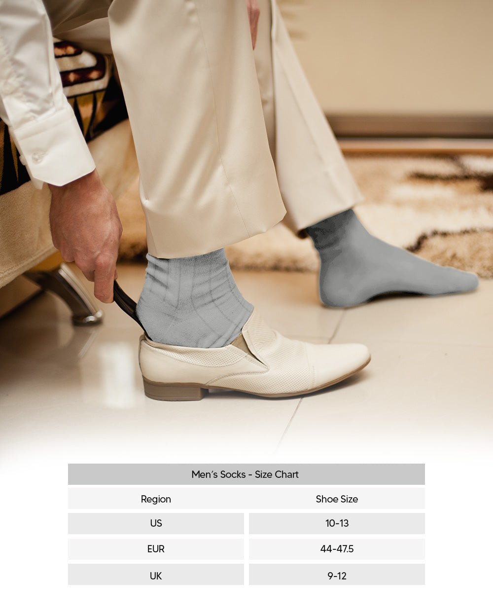 Vittorio Farina Men's Ribbed Shear Nylon Anklet Dress Socks