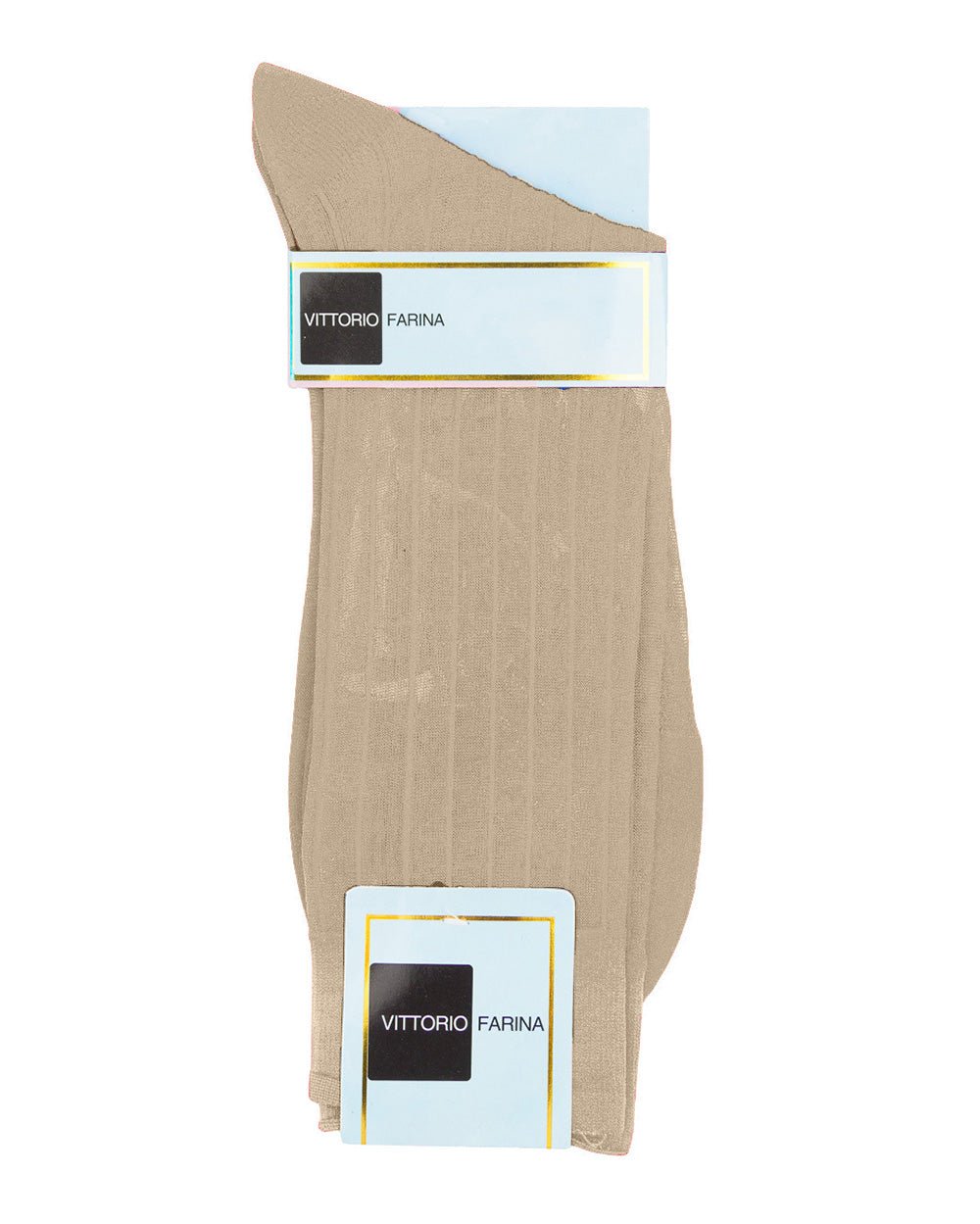 Vittorio Farina Men's Ribbed Shear Nylon Anklet Dress Socks