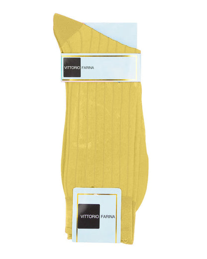 Vittorio Farina Men's Ribbed Shear Nylon Anklet Dress Socks