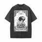 Aquarius Tarot Card Horoscope Vintage Washed T-shirt