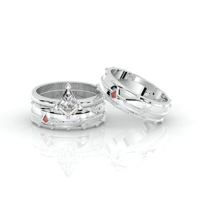Assasin's Promise Ring Band (Unisex)- 14k Yellow Gold Video Game Inspired Rings