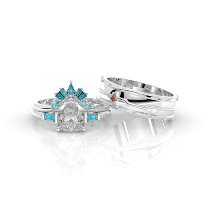 Assasin's Romance Engagement Ring- 14k Yellow Gold Video Game Inspired Rings