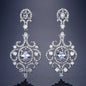 Tiffany - Cubic Zirconia Bridal Earrings - Available in Rose Gold, Silver and Yellow Gold