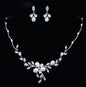 Anna - Freshwater Pearl and Cubic Zirconia Bridal Jewelry Set - Available in Silver, Rose Gold and Yellow Gold
