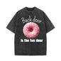 Back Door Is The Fun Door Donut Short Sleeve T-shirt