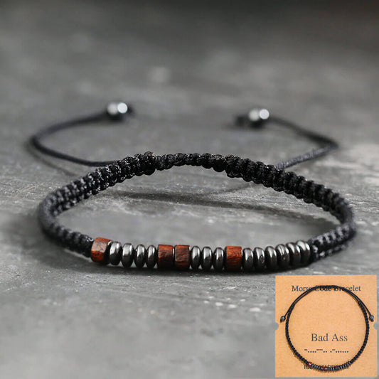 Bad Ass Morse Code Bracelet