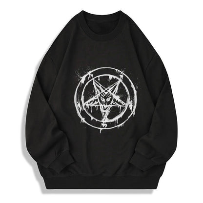 Sigil of Baphomet Cotton Satan Sweatshirt