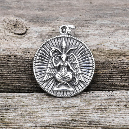 Baphomet Goat Stainless Steel Satanic Pendant