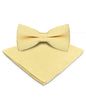 Vittorio Farina Men's Satin Bow Tie & Pocket Square in Gift Box