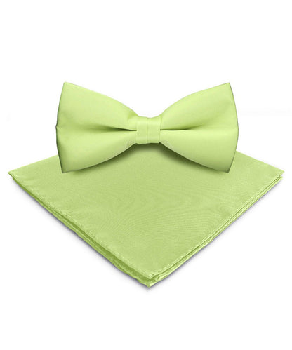 Vittorio Farina Men's Satin Bow Tie & Pocket Square in Gift Box