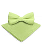 Vittorio Farina Men's Satin Bow Tie & Pocket Square in Gift Box