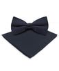 Vittorio Farina Men's Satin Bow Tie & Pocket Square in Gift Box