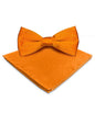 Vittorio Farina Men's Satin Bow Tie & Pocket Square in Gift Box