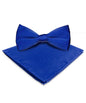 Vittorio Farina Men's Satin Bow Tie & Pocket Square in Gift Box