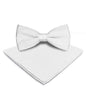 Vittorio Farina Men's Satin Bow Tie & Pocket Square in Gift Box