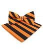 Vittorio Farina Men's Striped Satin Bow Tie & Pocket Square in Gift Box