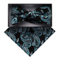 Vittorio Farina Men's Paisley Design Satin Bow Tie & Pocket Square in Gift Box