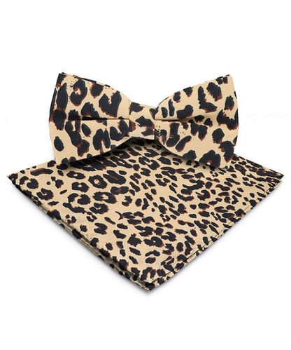 Vittorio Farina Men's Kente Satin Bow Tie & Pocket Square in Gift Box