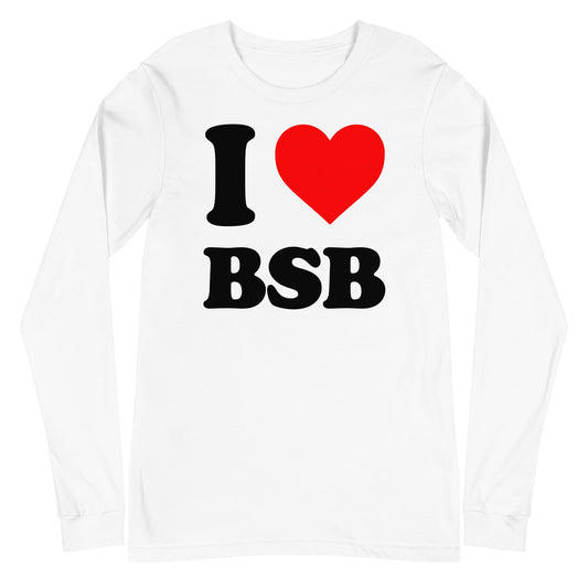 Backstreet Boys - Love BSB White Long Sleeve T-Shirt