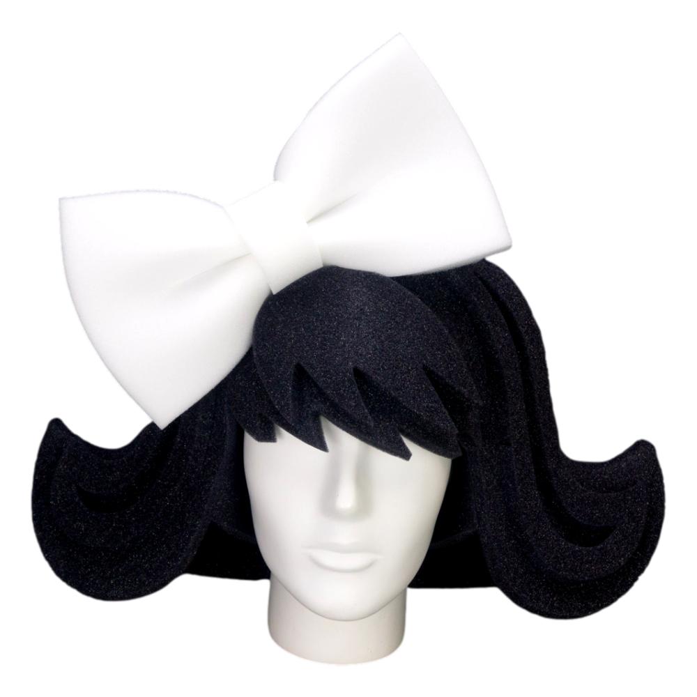 Wig with Large Bow