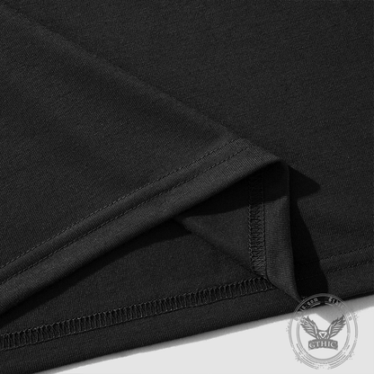 Black Death Short Sleeve T-shirt and Shorts Set