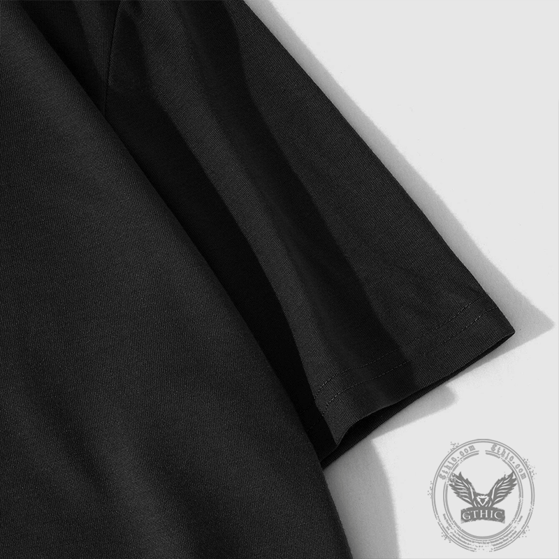 Black Death Short Sleeve T-shirt and Shorts Set