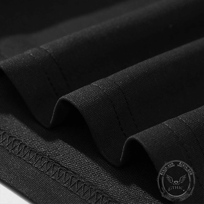 Black Death Short Sleeve T-shirt and Shorts Set