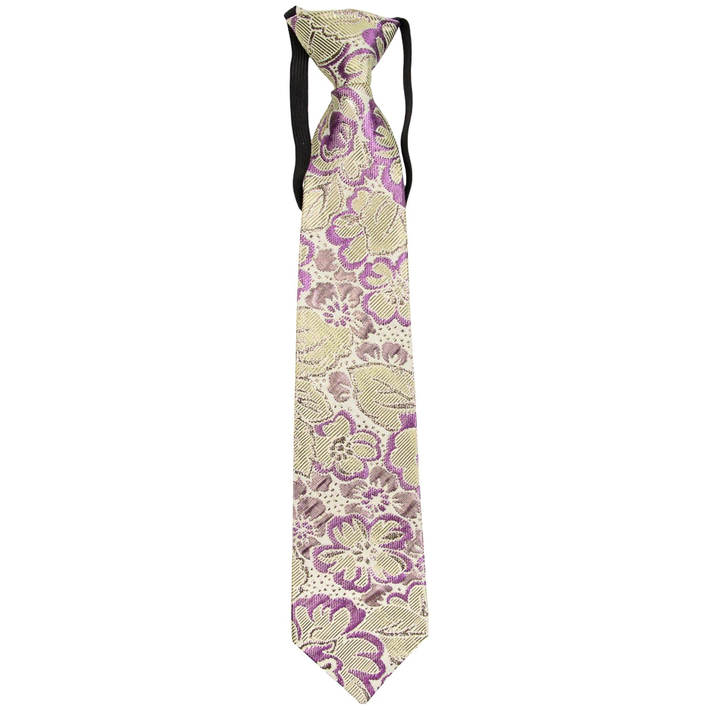 Vittorio Farina Boy's Metallic Elastic Necktie