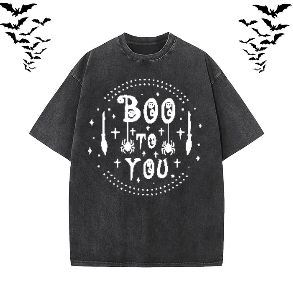 Boo To You Vintage Washed T-shirt