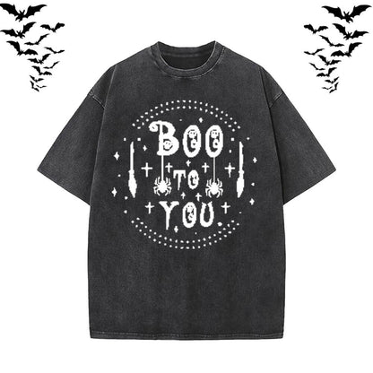Boo To You Vintage Washed T-shirt