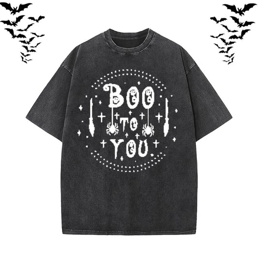 Boo To You Vintage Washed T-shirt