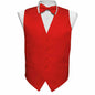 Vittorio Farina Boy's Satin Vest, Necktie, Bow Tie and Pocket Square Set