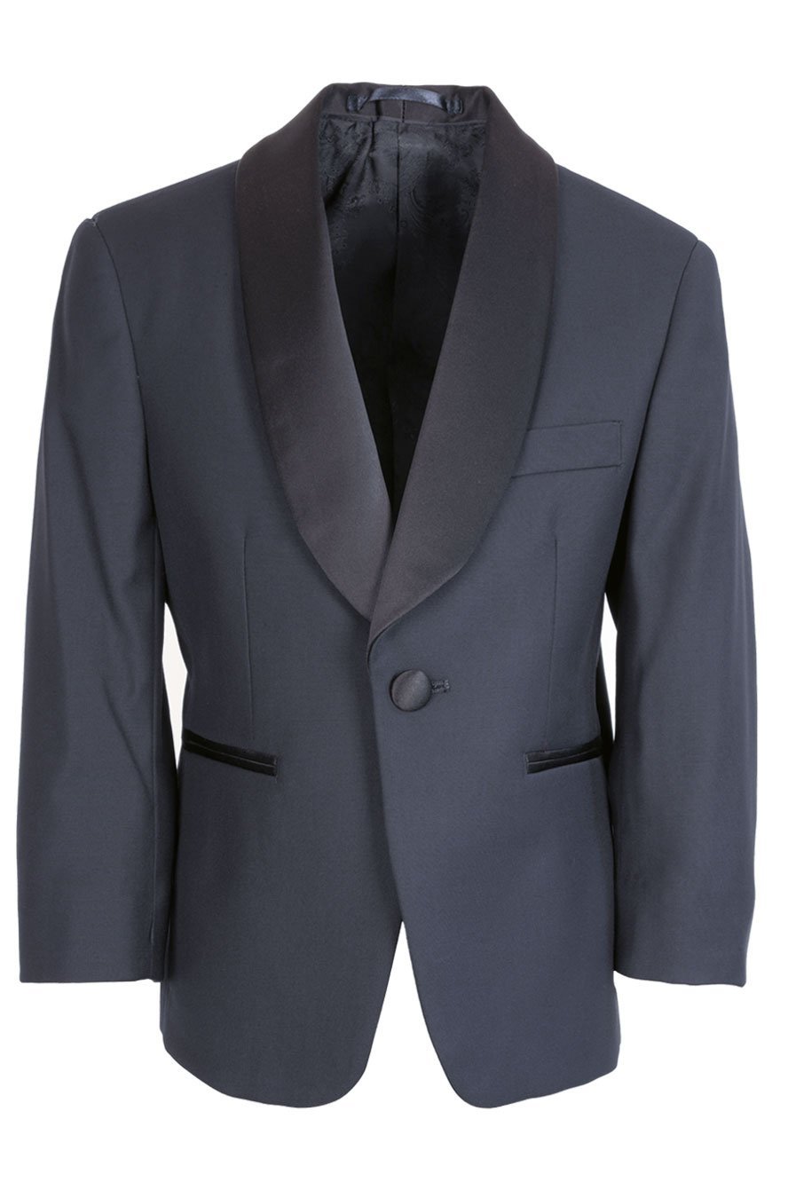 "Bradford" Kids Tuxedo Jacket Shawl (Separates)