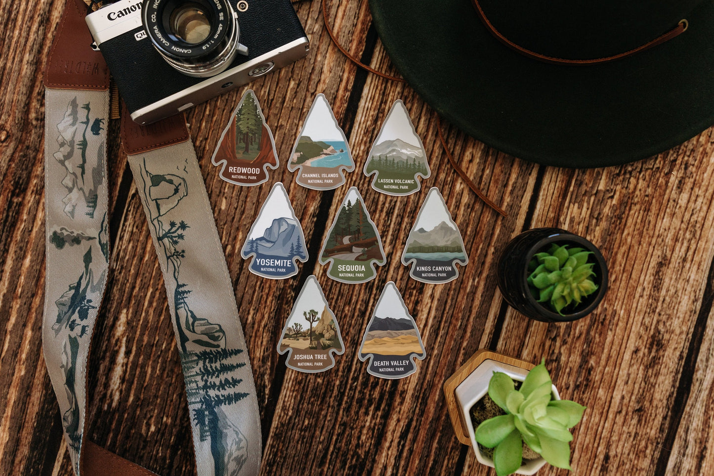 National Park Stickers