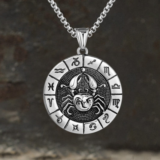 Cancer Stainless Steel Pendant