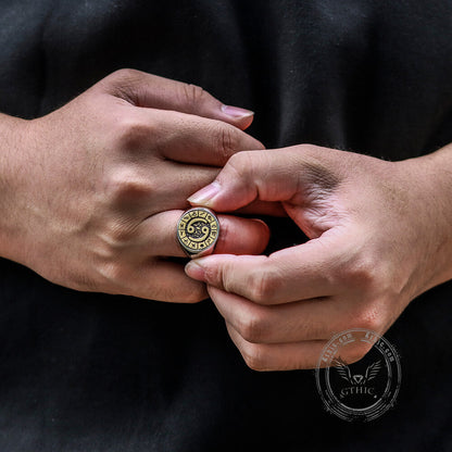 Cancer Stainless Steel Ring