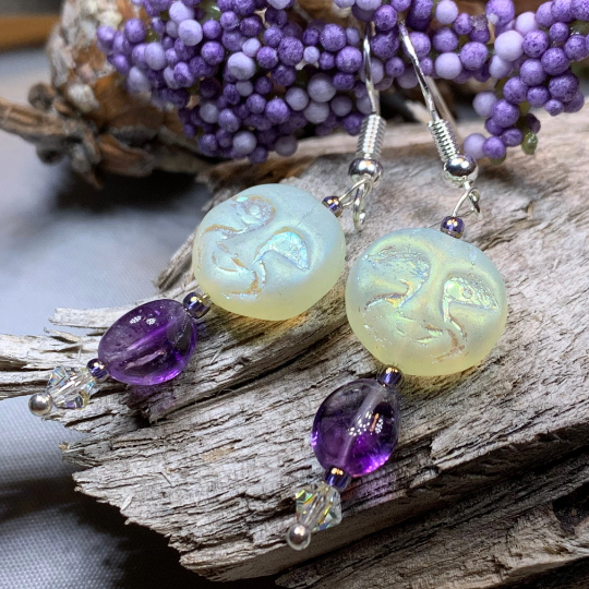 Midnight Moon Earrings