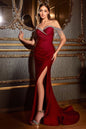 Stretch Satin Off The Shoulder Dress