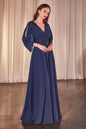 A-Liine Chiffon Modest Gown