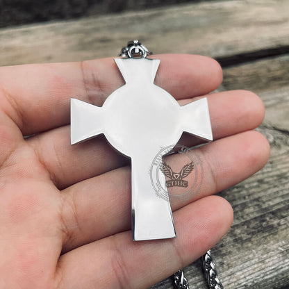 Celtic Cross Knot Stainless Steel Viking Pendant