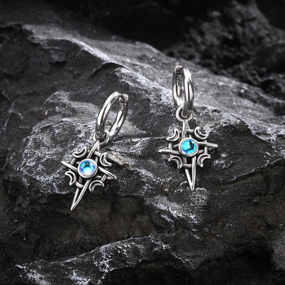 Celtic Knot Moonstone Stainless Steel Earrings