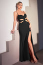 Fitted Sexy Cut Out Gown