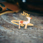 Christmas Cute Stainless Steel Open Ring